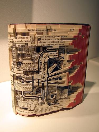 Book Art- Book Autopsies - Brian Dettmer 1