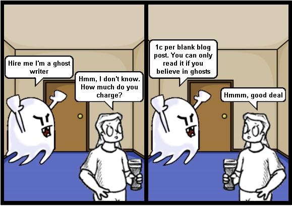 Ghost-writer - Humor for writers