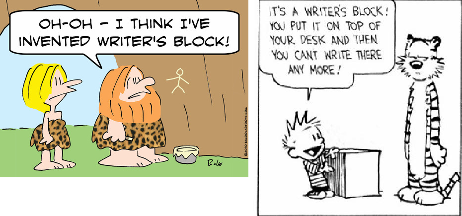 Humor for Writers - Re-inventing the Writer's Block